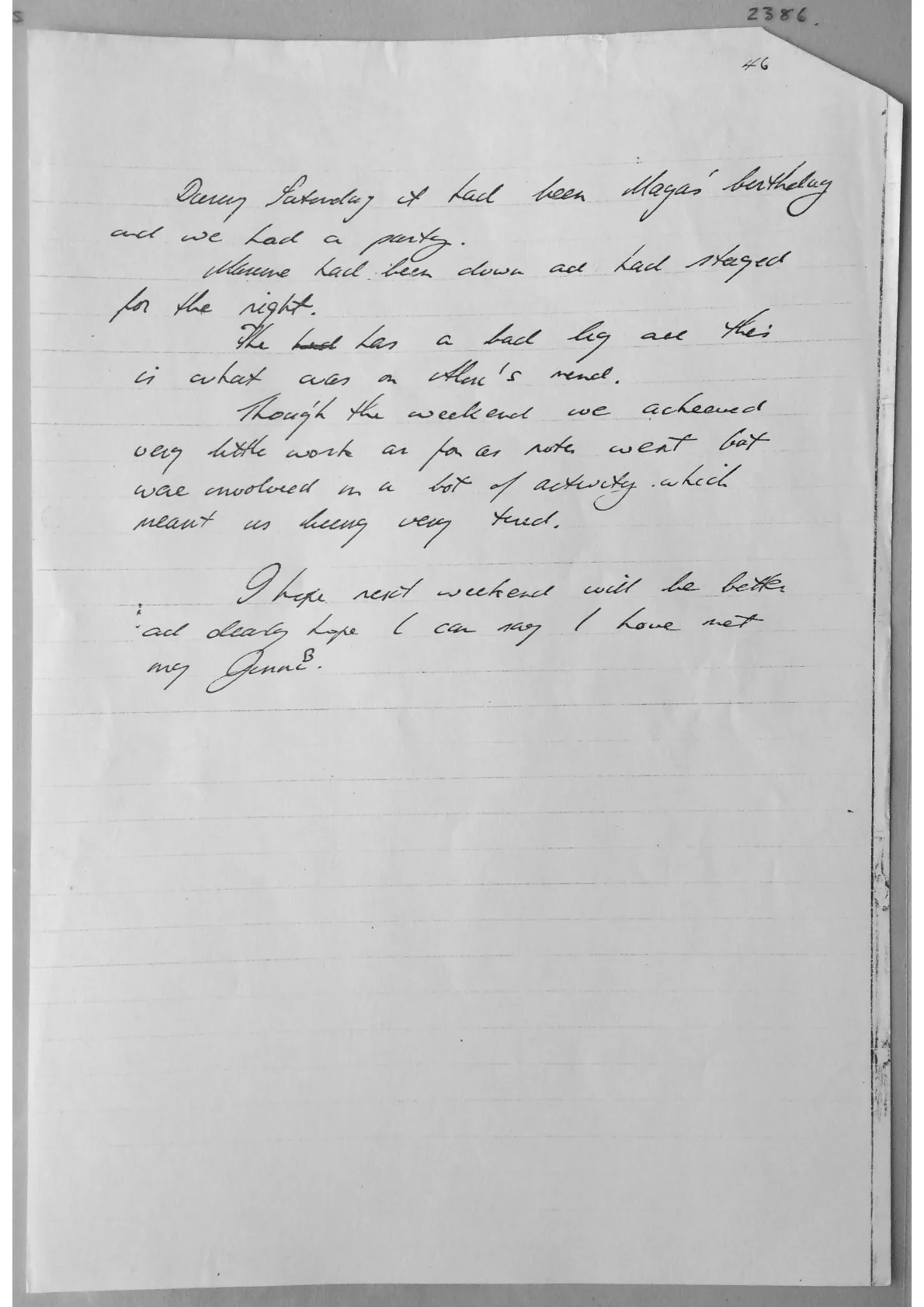 Alex Sanders Trance Notes. Doc. 2386
