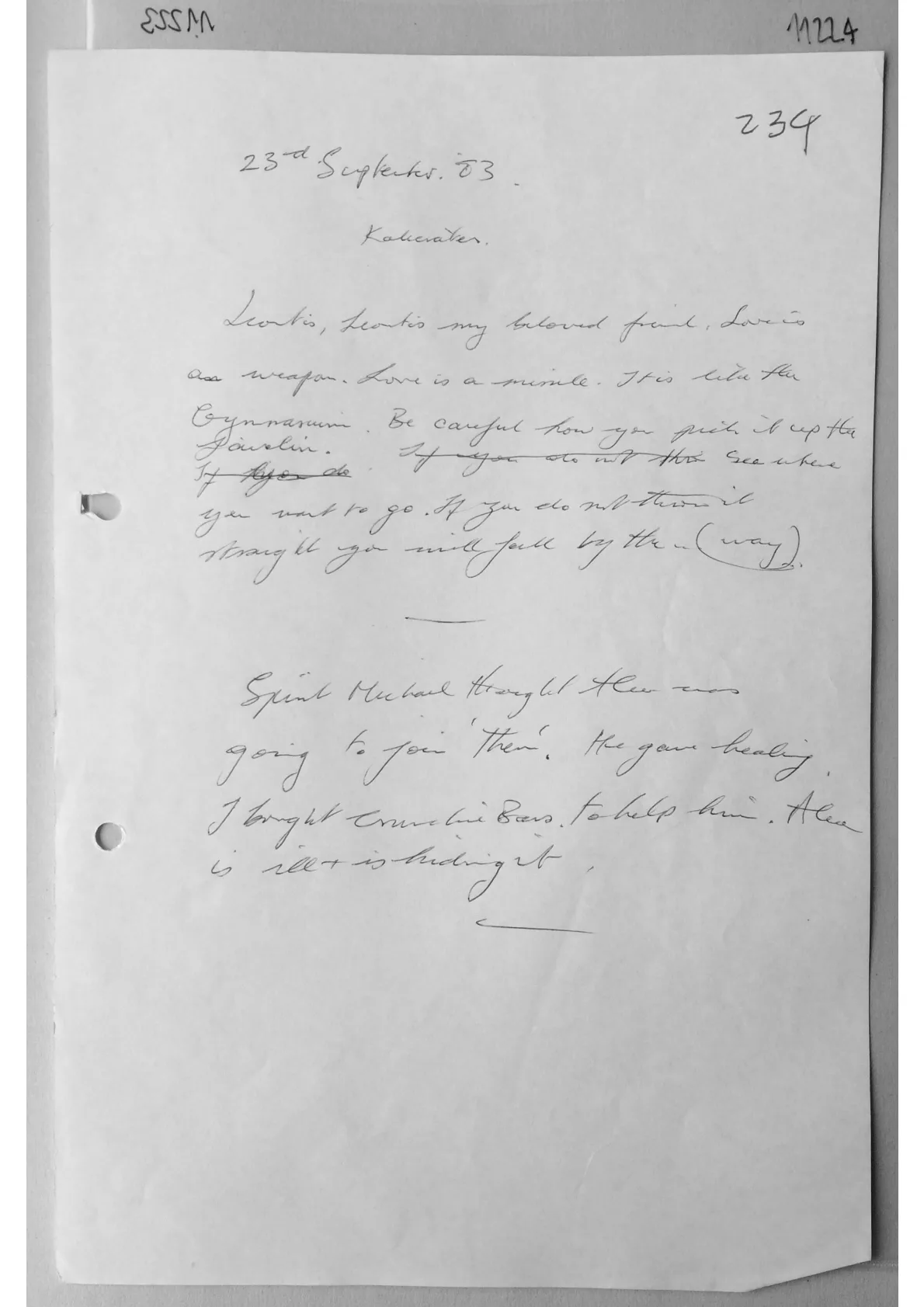 Handwritten Notes, document 11224