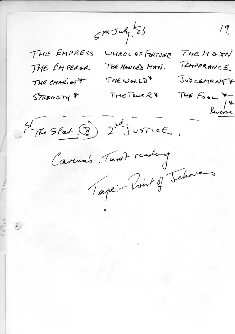 Letter to Corene from Alex, document 2426