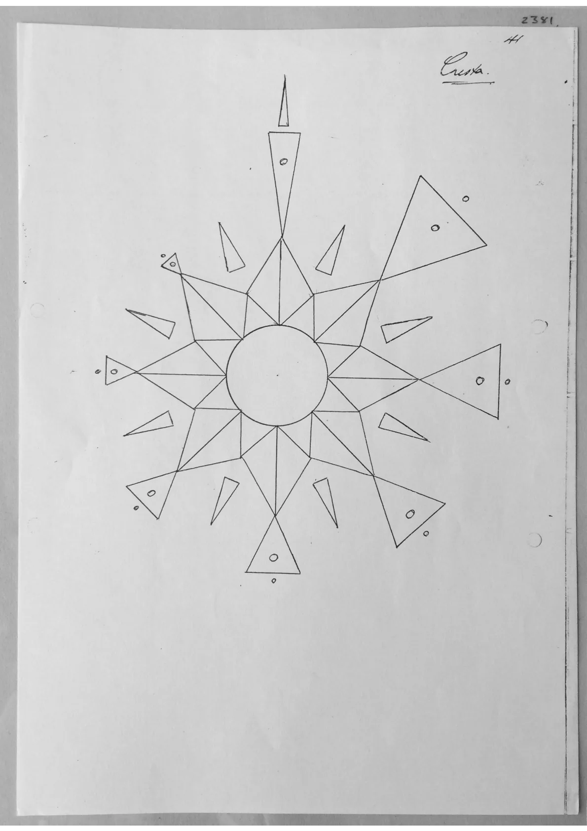 Mandala diagram. Document 2381
