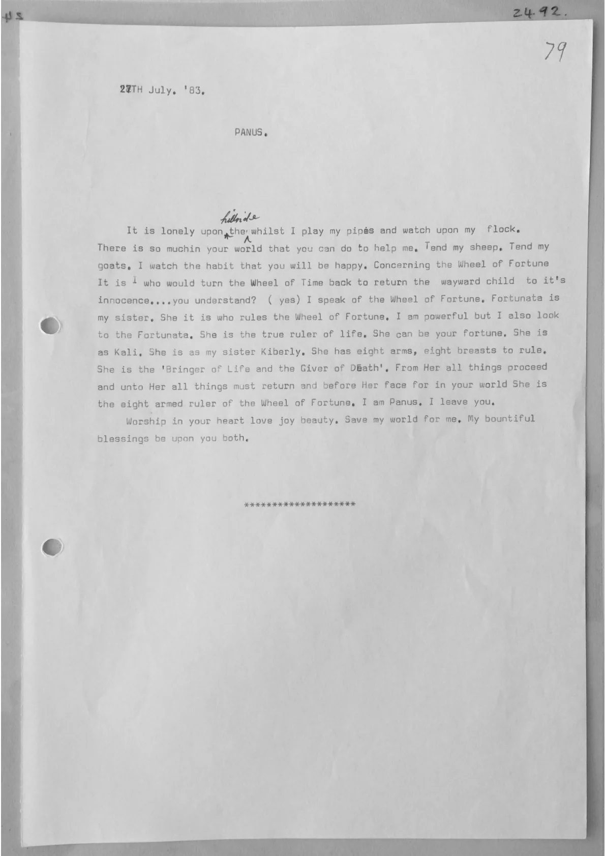 Trance notes - Panus, document 2492