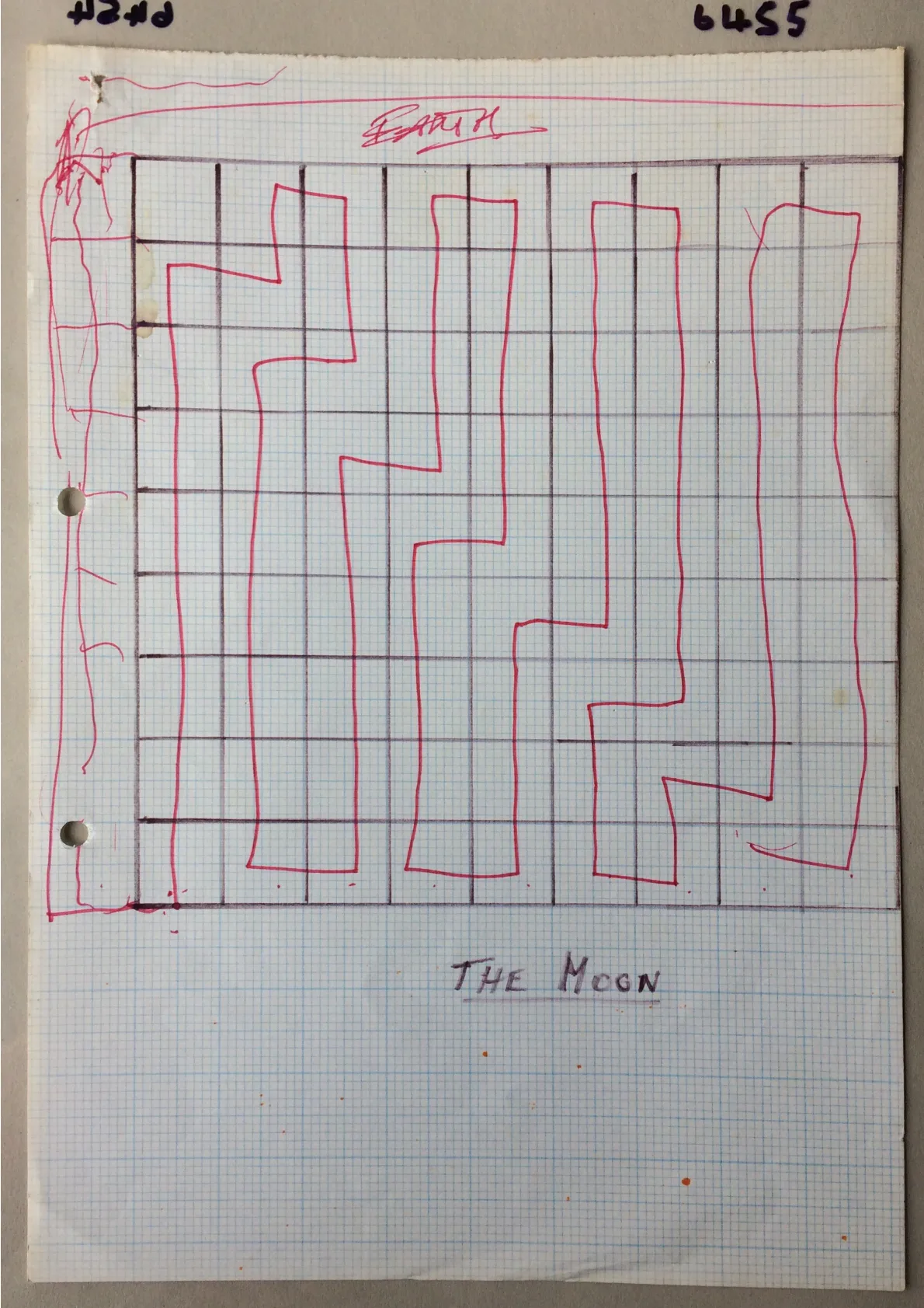 Alex Sanders (attributed), Square of the Moon, Manuscript