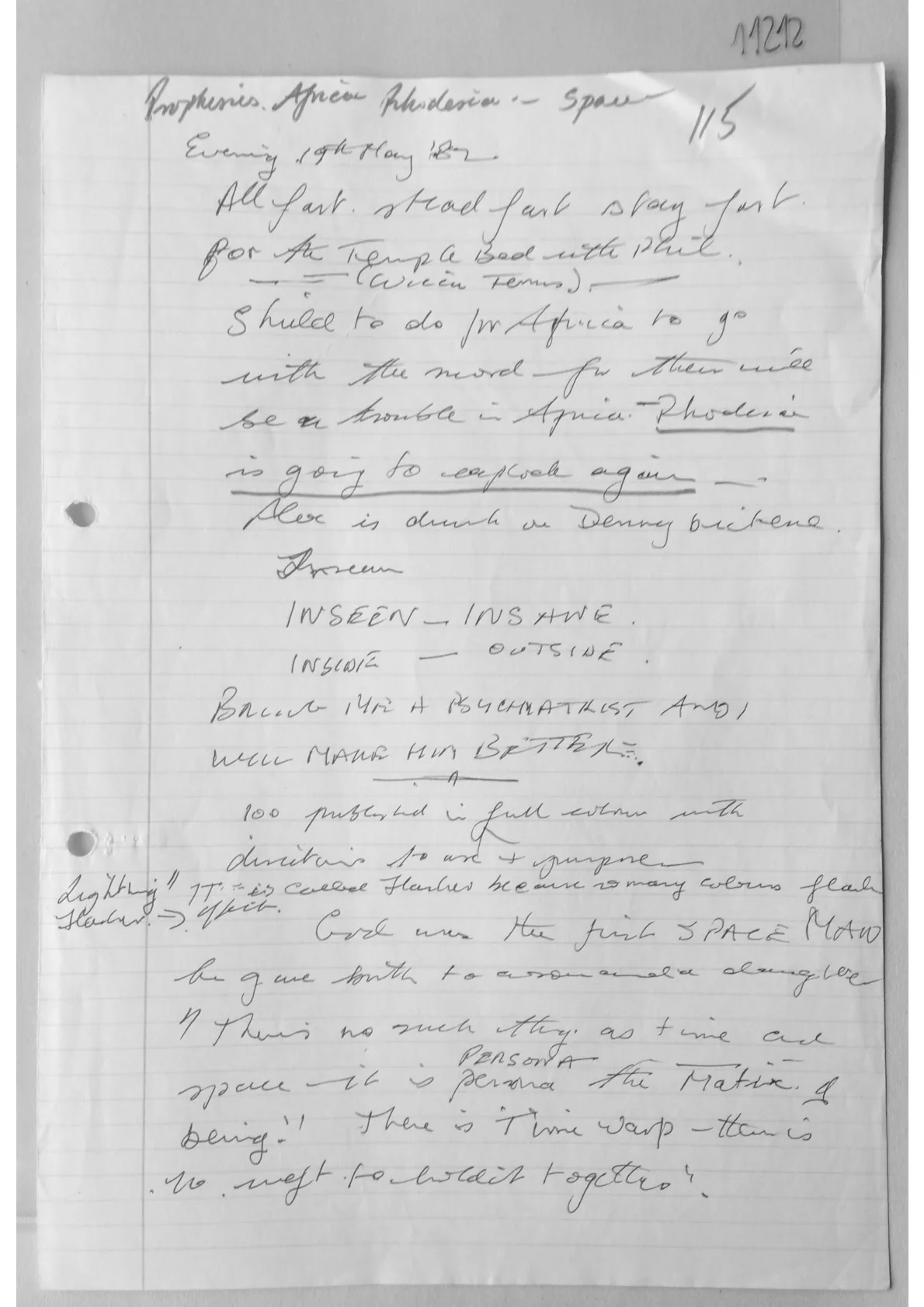 Trance Notes, document 11212