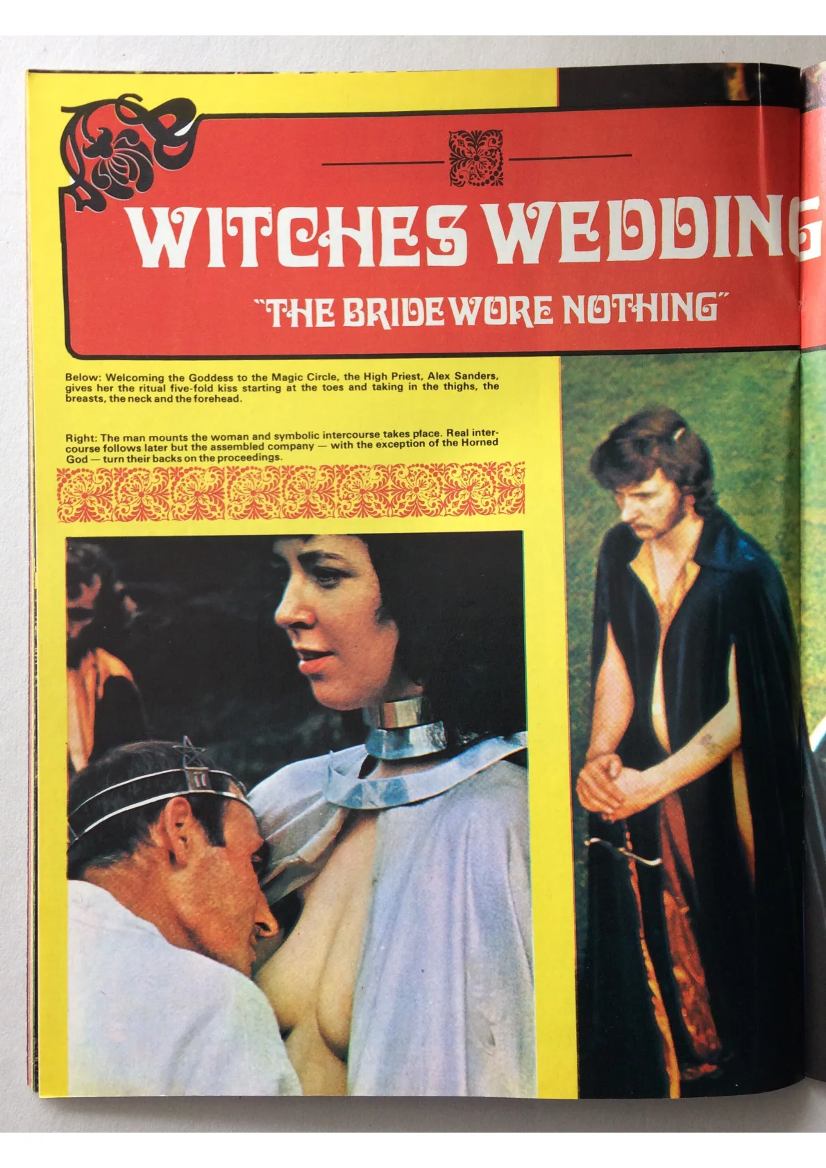 Witches Wedding (8 page article)