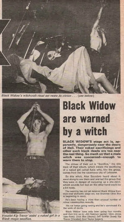 Alex and Maxine with band Black Widow