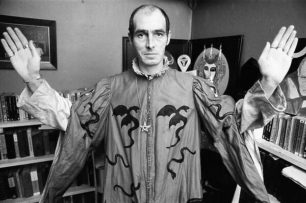 Alex in ceremonial magic attire