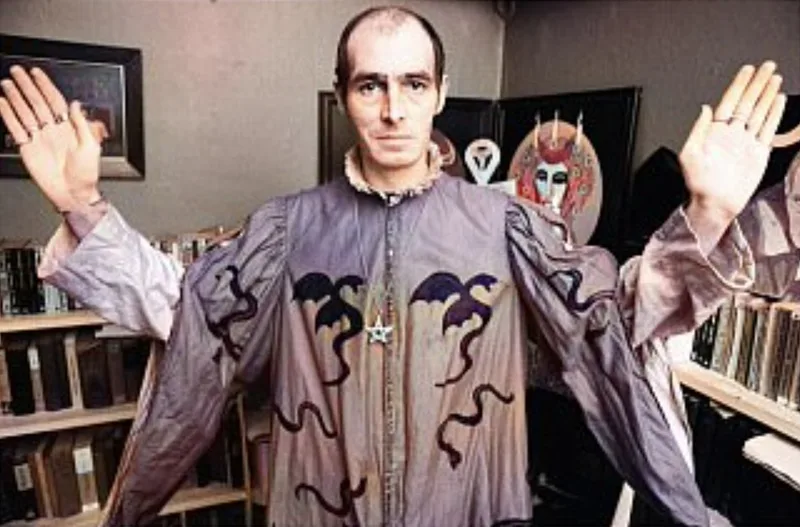 Alex in ceremonial magic attire
