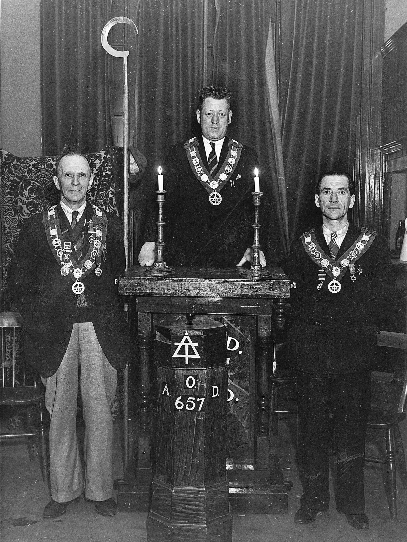Bexhill Druids of the Ancient Order of Druids, lodge 657, c.1938