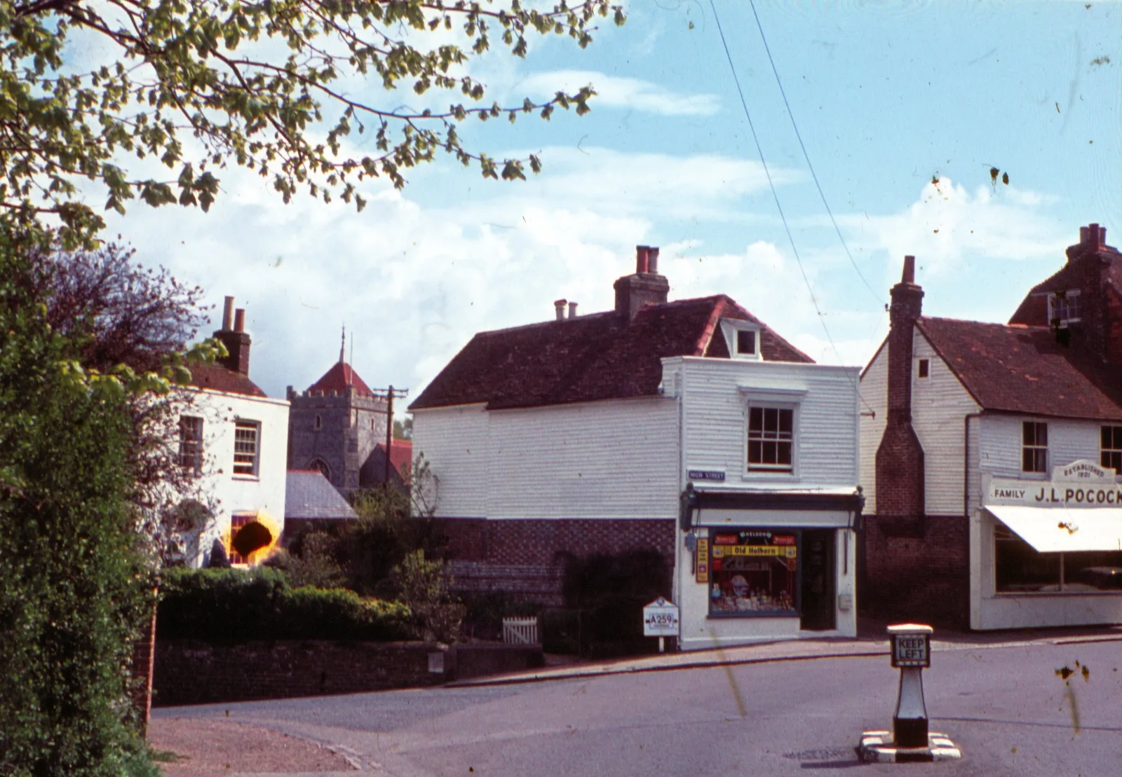 Chantry Cottage and the Little Bee Hive, High Street, Bexhill Old Town, 1962