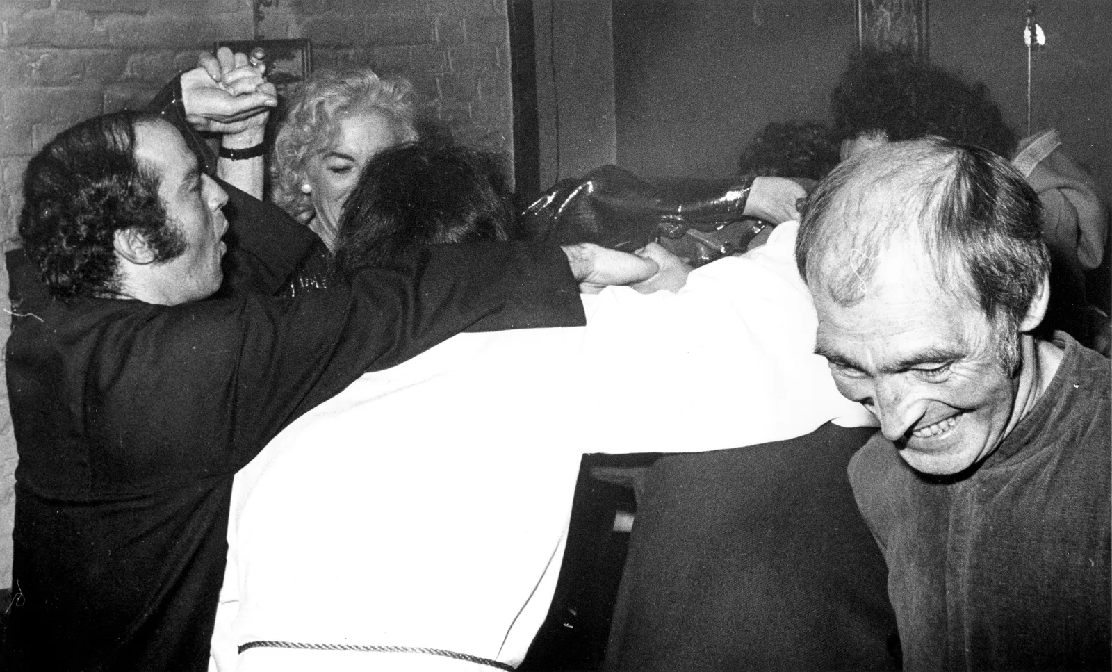 The coven joined in a knot, Chantry Cottage, 2 July 1974