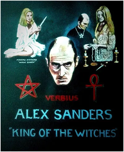 Unknown artist, "[Fan-made artwork depicting Alex and Maxine Sanders]." Undated.