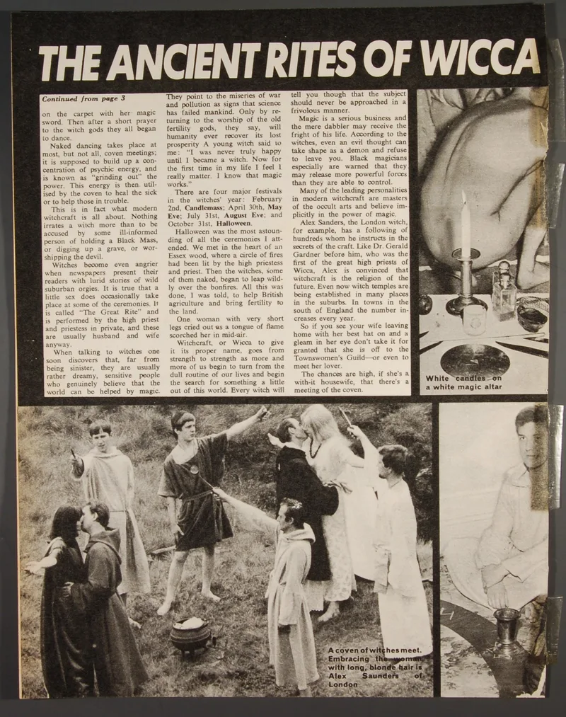 'Is there a witch down your street?' - magazine article