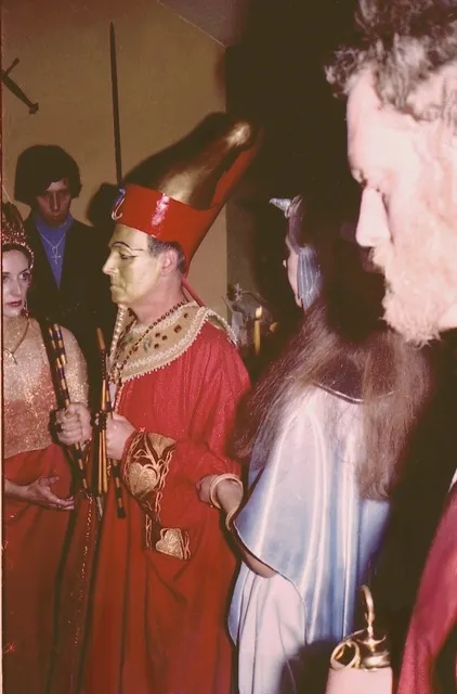 Sed Rite - Alex Sanders at the Temple of the Mother, 15 Clanricarde Gardens, London, 1976