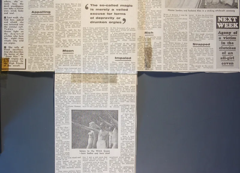 Newspaper Article: Sharon Tate, Sex Magic and My Witch King
