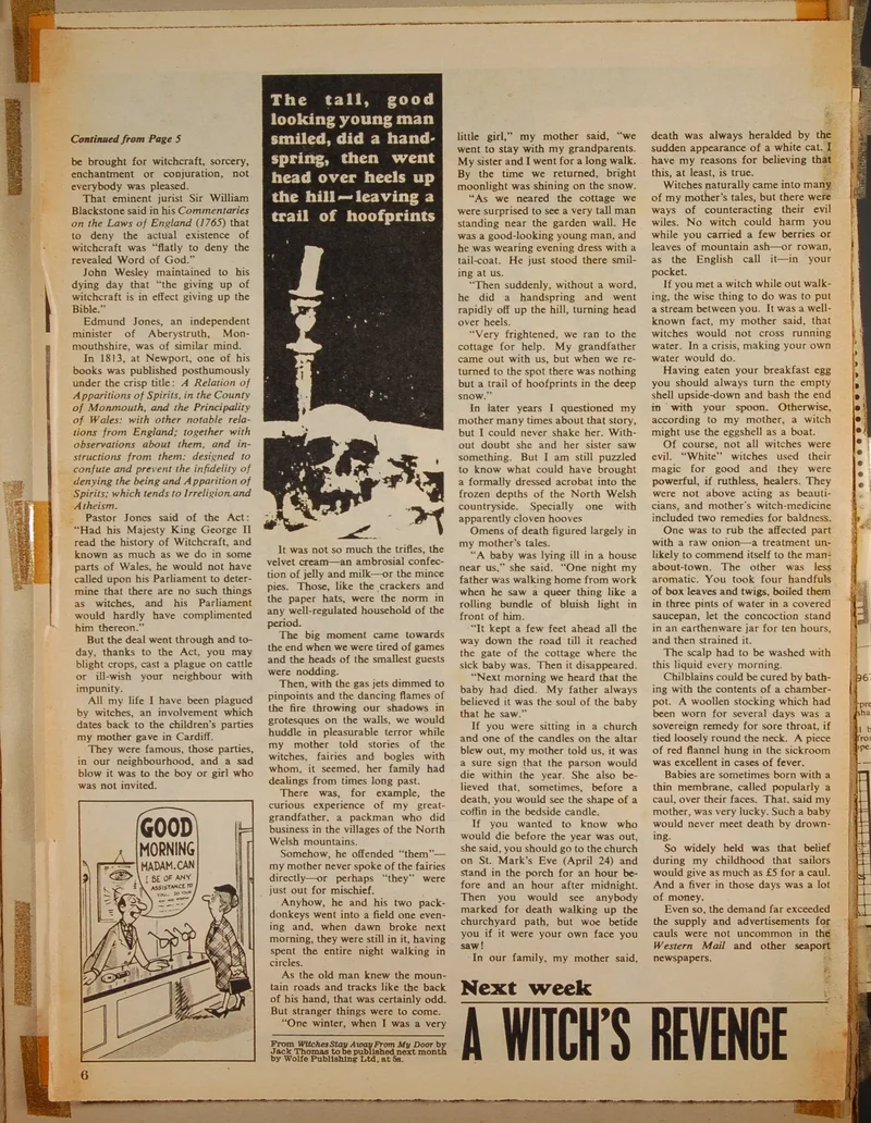 The Black Art - 'Tit-Bits' Magazine article p1-7