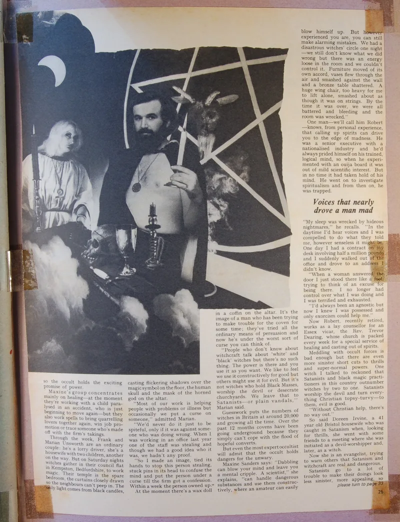 'The Powers of Darkness' - magazine article