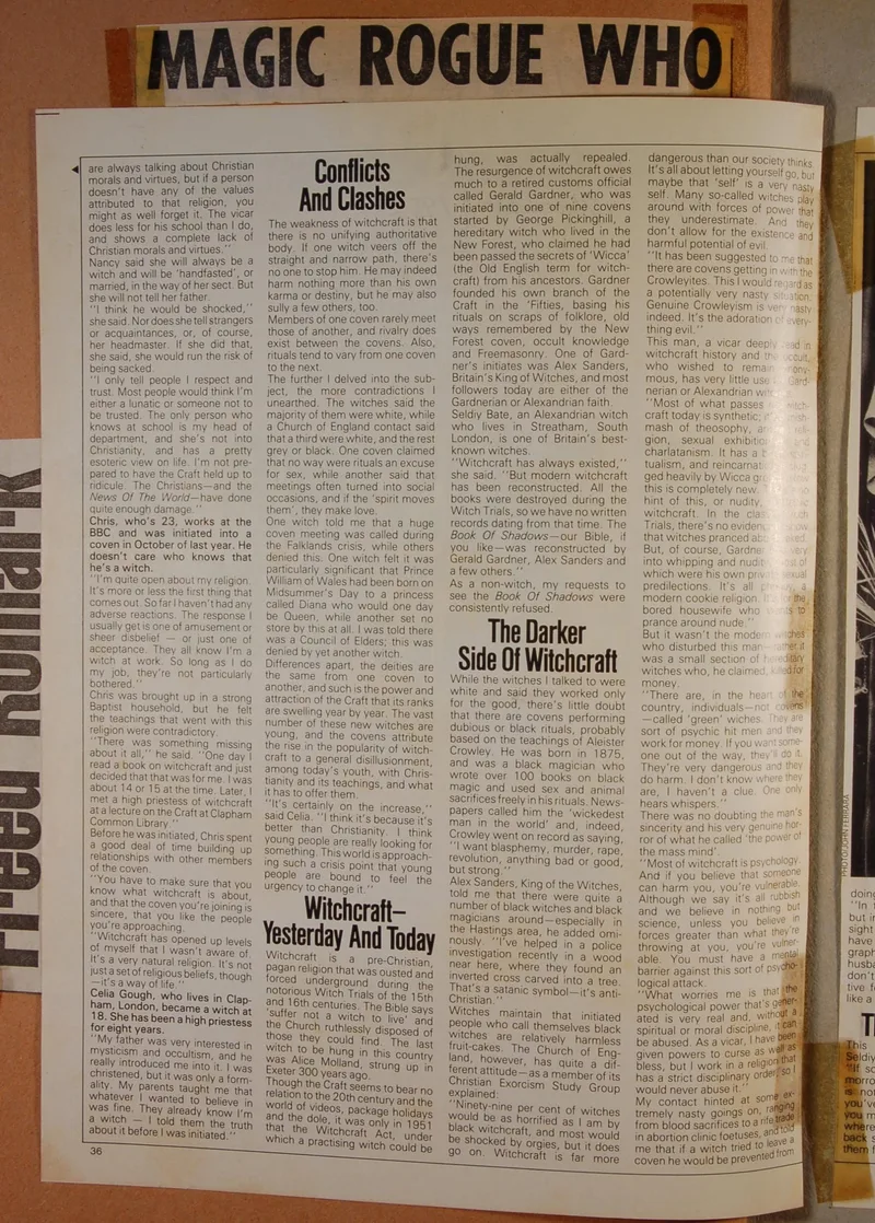 'The Raising of the Satanic' - 1982 magazine article