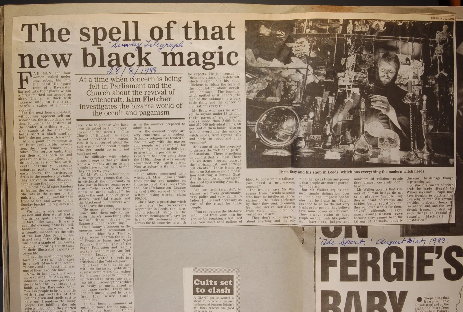'The spell of that new black magic' - news article