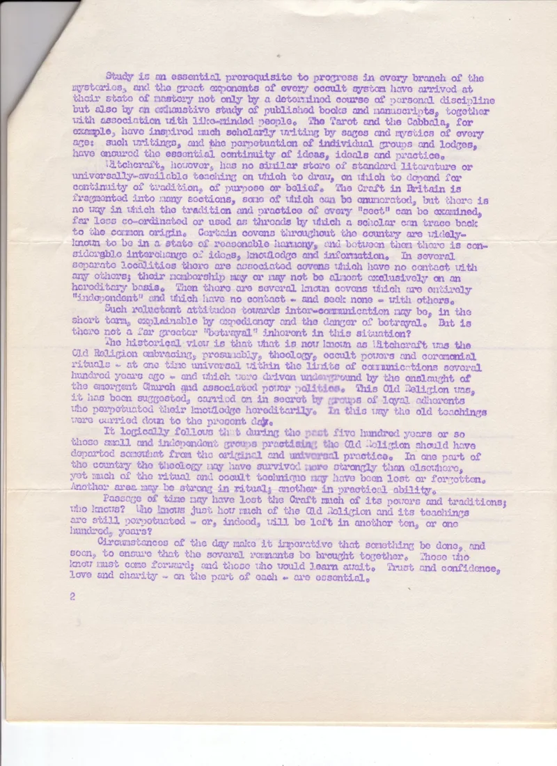 The Waxing Moon Newsletter Vol. II No. IV p1,2 and 3