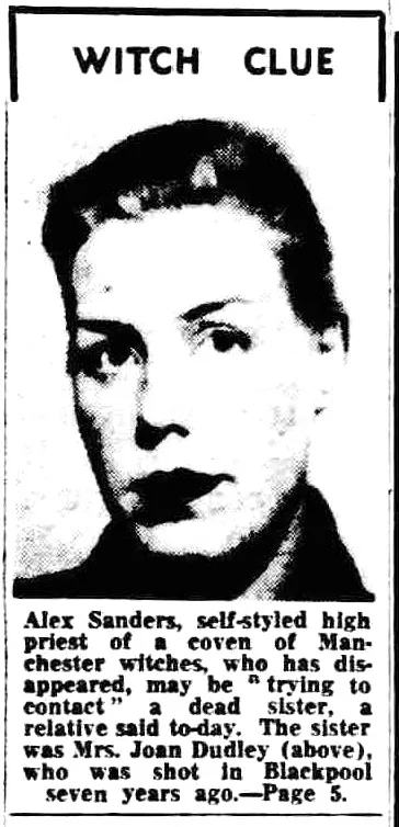 'Witch "trying to reach sister"', Manchester Evening News, 21 September 1962