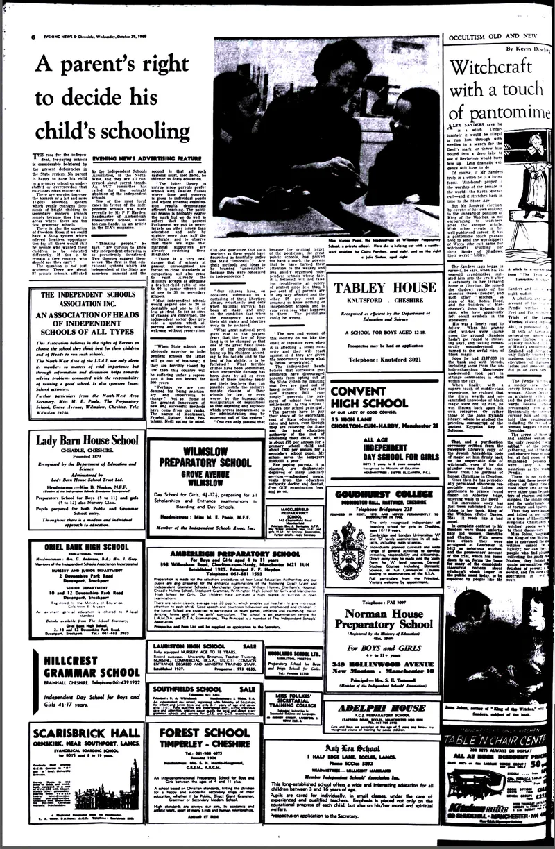 'Witchcraft with a touch of pantomime', Kevin Dowling, Manchester Evening News, 29 October 1969