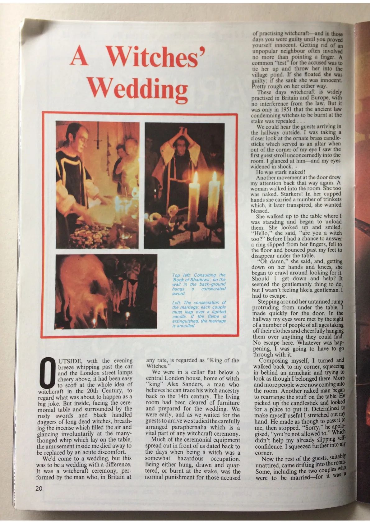 Magazine Article - A Witches' Wedding