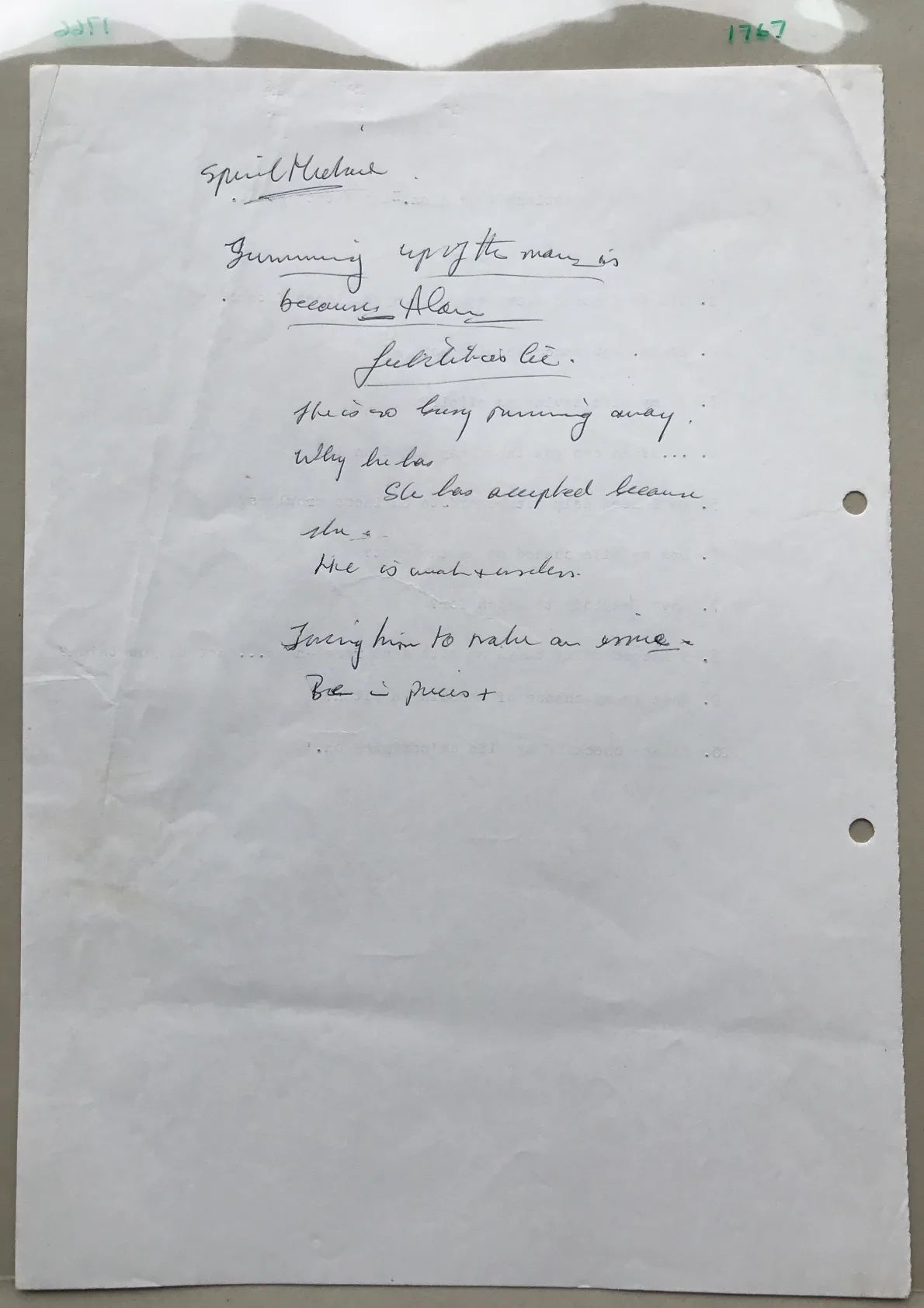 Communication from Spirit Michael, document 1767