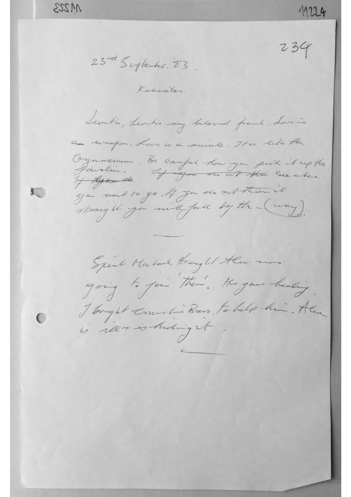 Handwritten Notes, document 11224