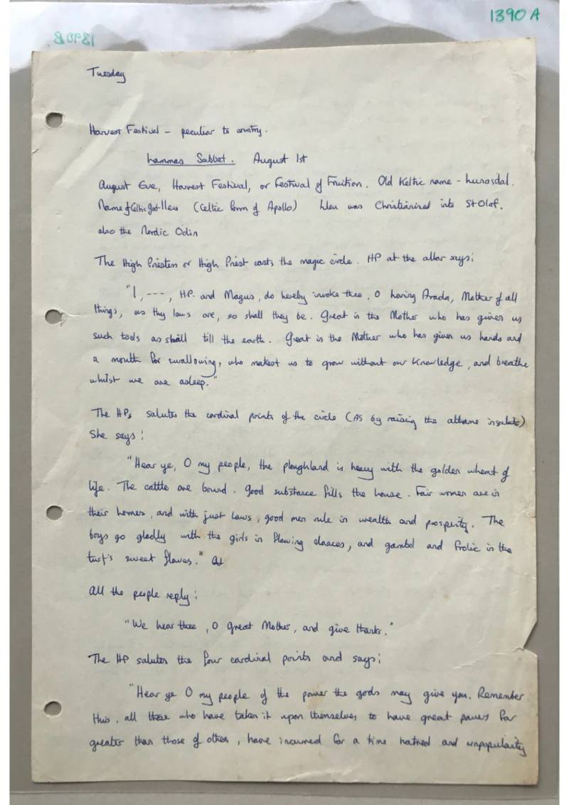 Harvest Festival document