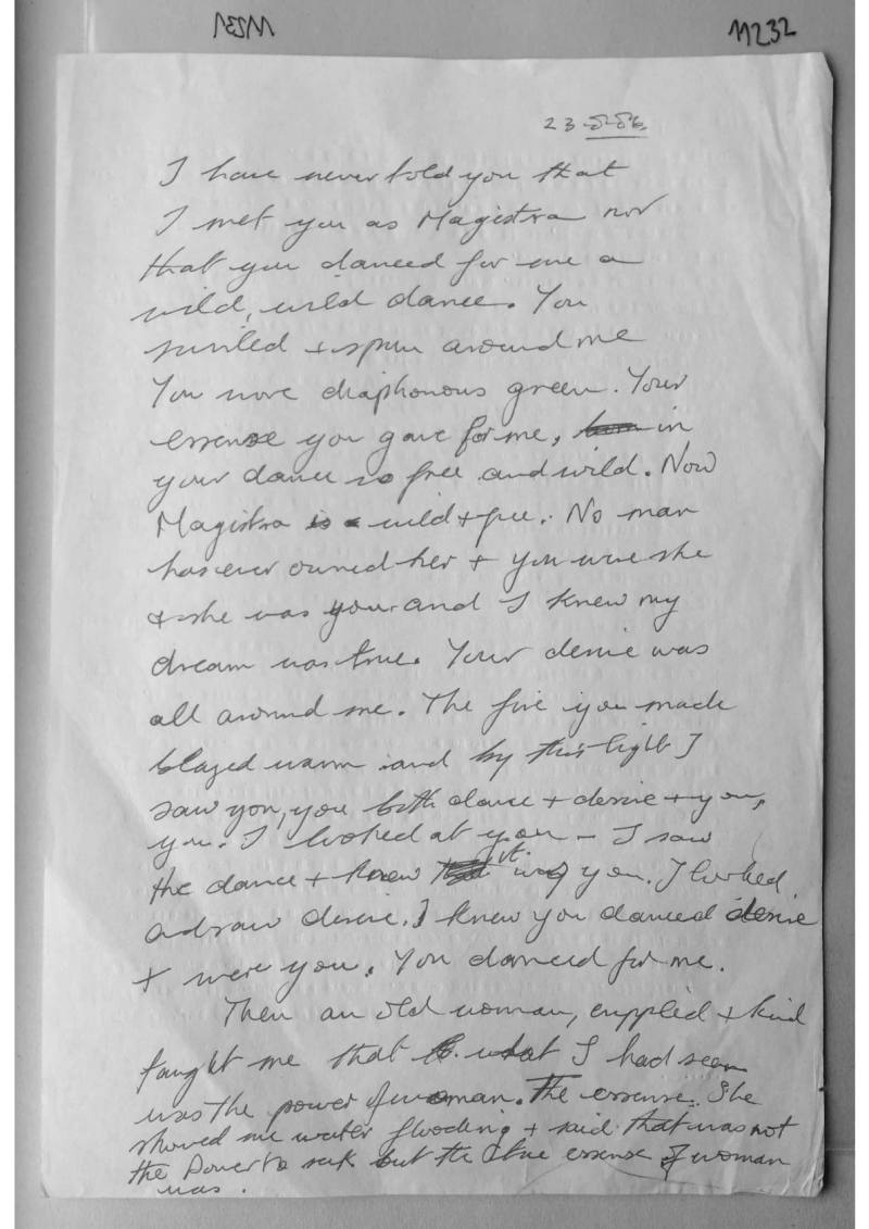 I have never told you that I met you as Magistra... Trance notes