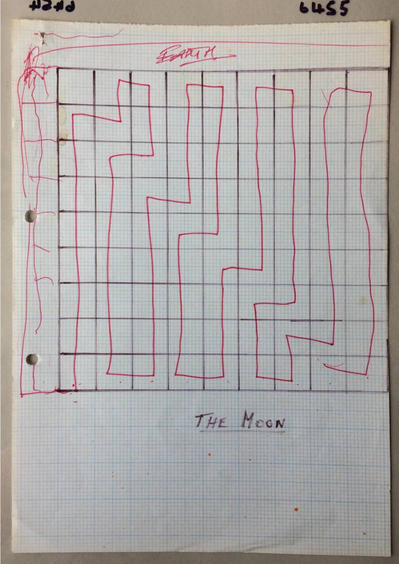 Alex Sanders (attributed), Square of the Moon, Manuscript
