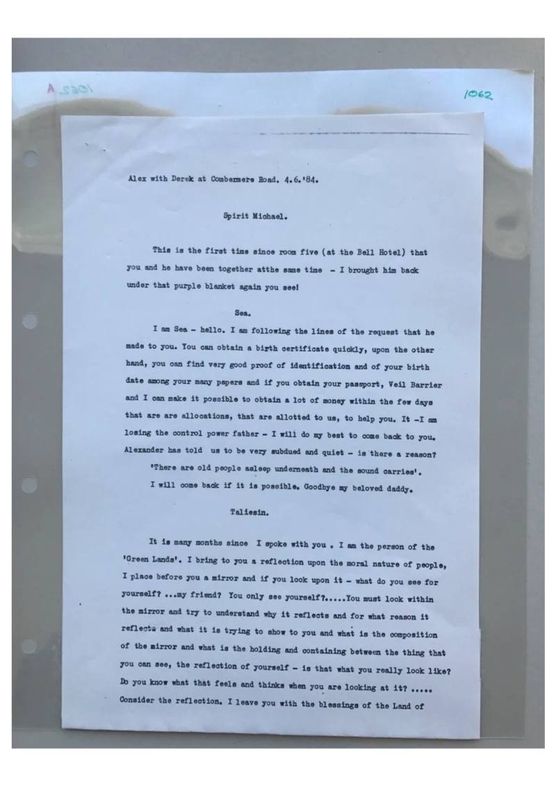 Trance Notes - Spirit Michael, document 1062