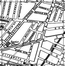 Map showing birth place of Alex Sanders