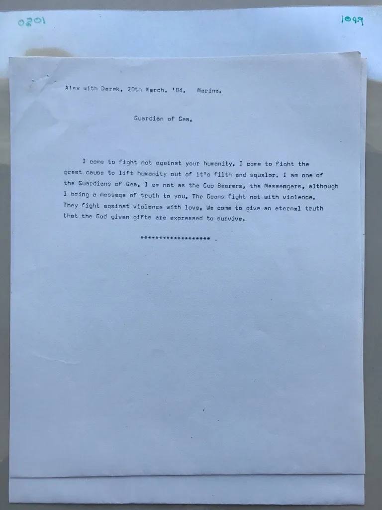 Alex Sanders Trance notes - Guardian of Gea, document 1049