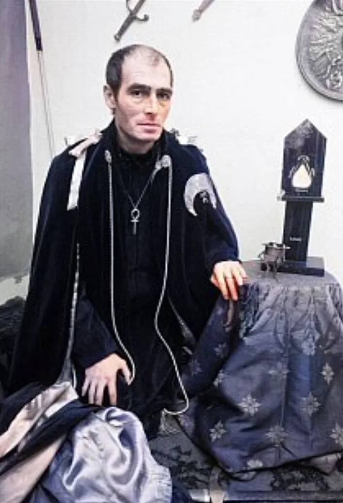 Alex with ritual tools