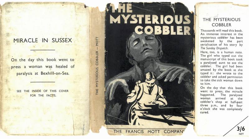 The Mysterious Cobbler, dust jacket, 1935