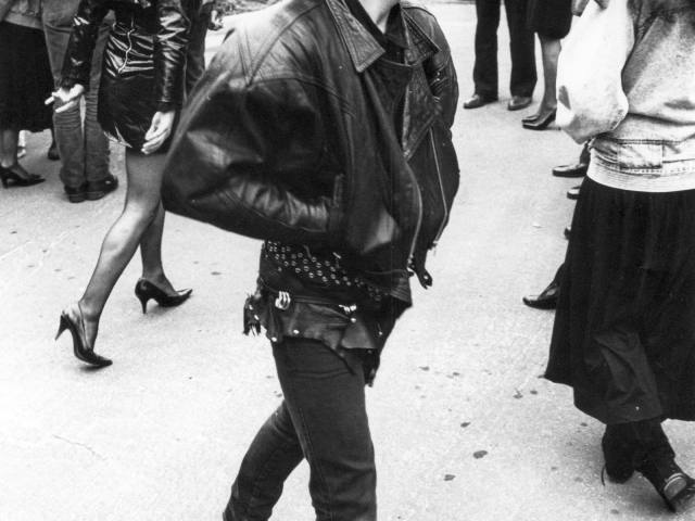 Guest at Alex Sanders' funeral, Hastings Crematorium, 12 May 1988
