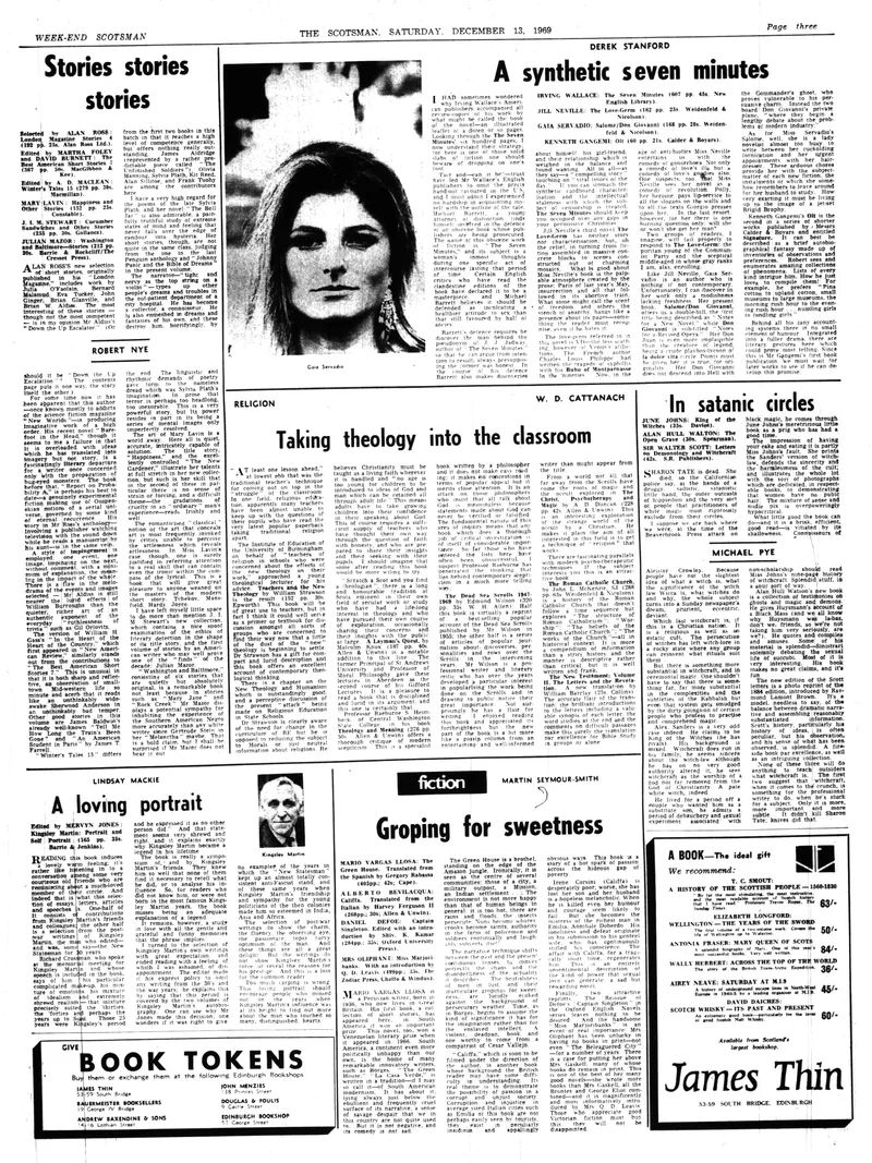 'In satanic circles', Michael Pye, The Scotsman, 13 December 1969