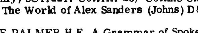 Publication listing for 'King of the Witches', The Bookseller, 25 October 1969