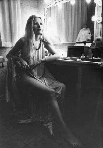 Maxine Sanders in Theatre dressing room