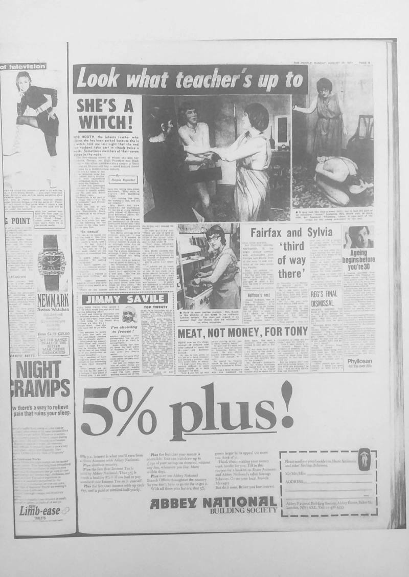 Newspaper article: Look what teacher's up to