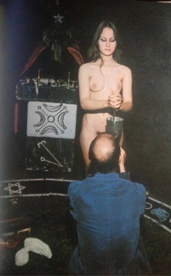 Photo: Alex Sanders and Unknown - The Great Rite