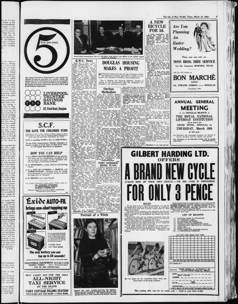 'Portrait of a Witch', Isle of Man Times, 13 March 1964