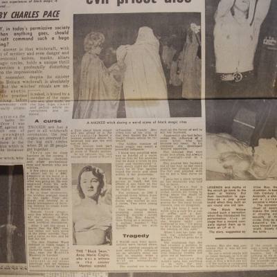Ritual Sacrifice - news article (1970)