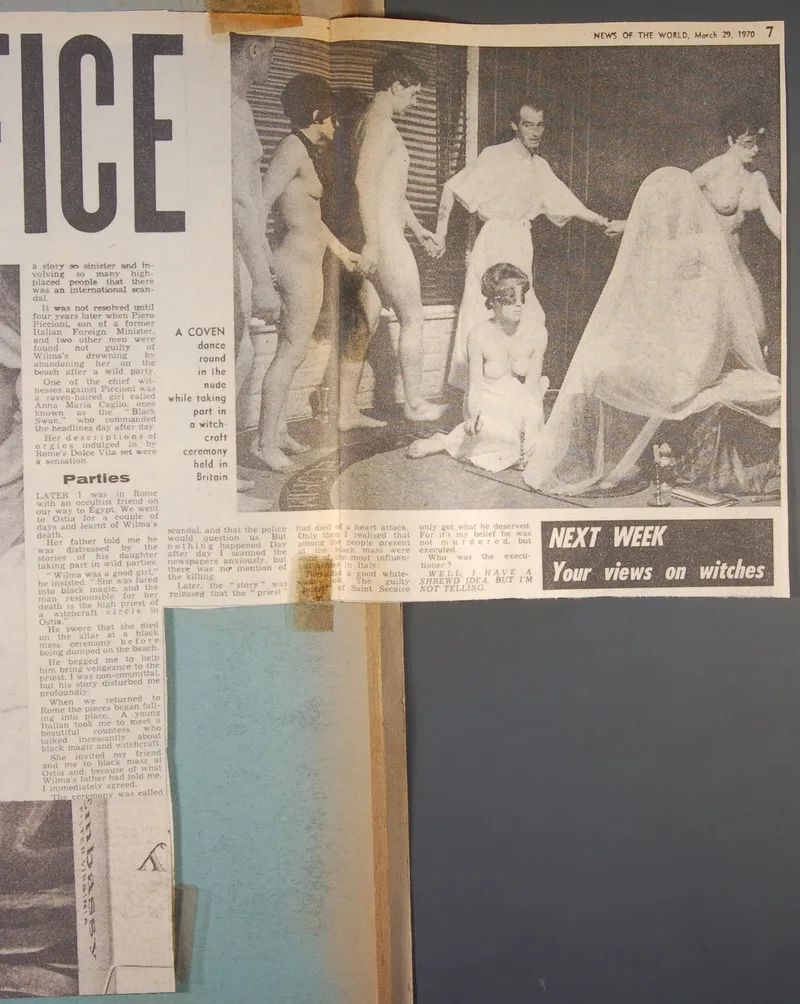 Ritual Sacrifice - news article (1970)