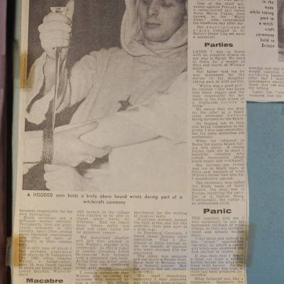 Ritual Sacrifice - news article (1970)