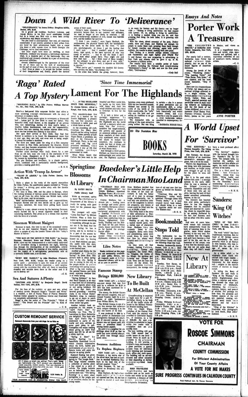 'Sanders: King of Witches', Anniston Star, 29 March 1970