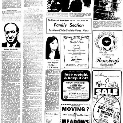 'The way of a witch', Richard Lebherz, The News (Frederick), 27 March 1970