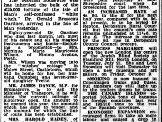 'The witches' cottage', Birmingham Post, 7 March 1964