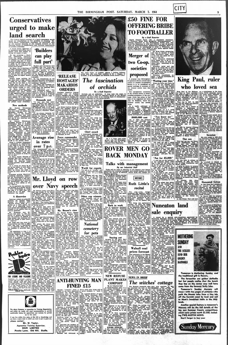 'The witches' cottage', Birmingham Post, 7 March 1964